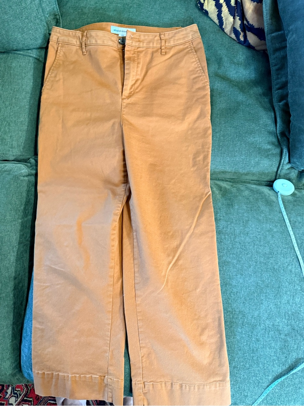 Women’s Rust Cotton Chino Pants